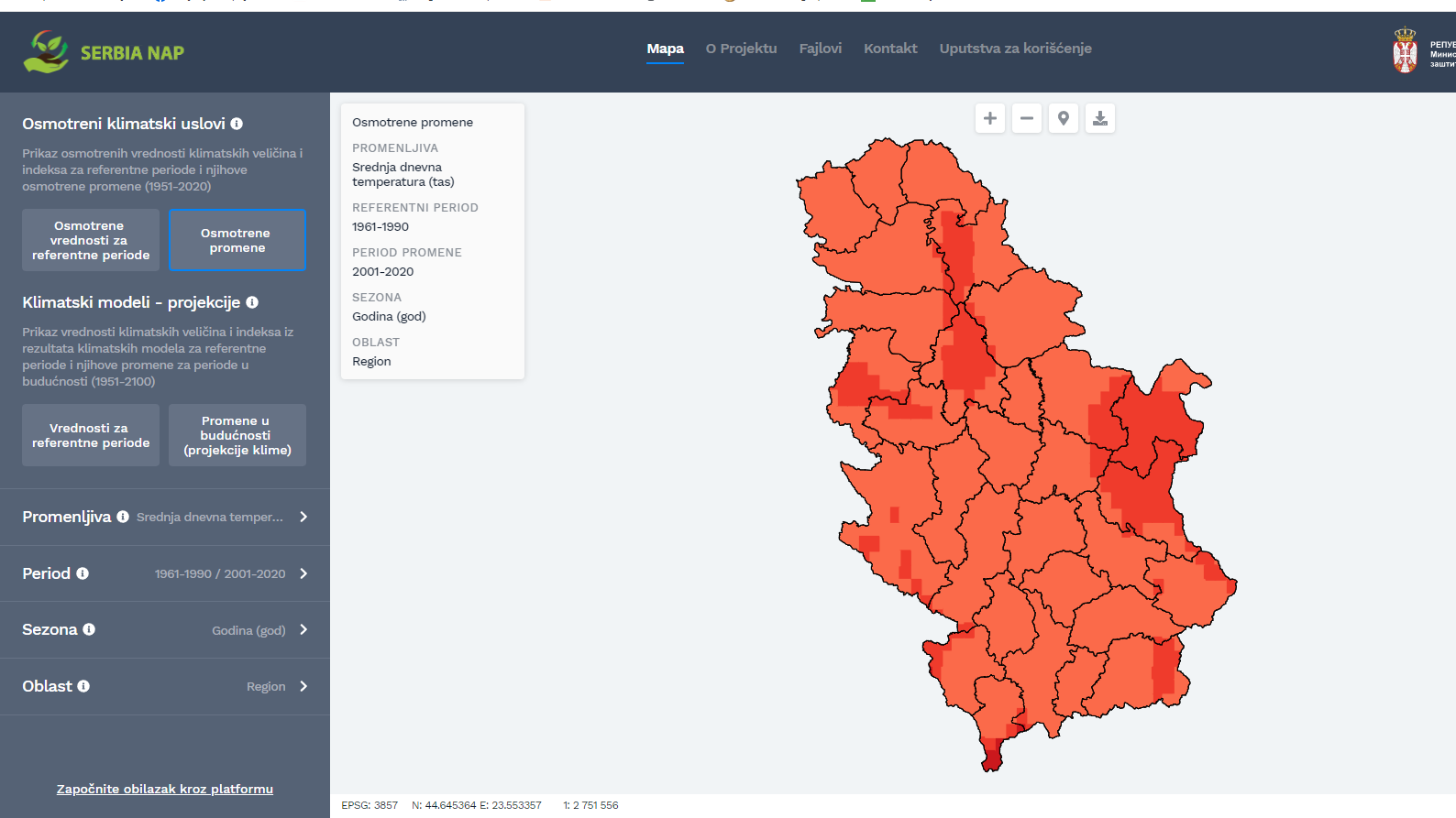 Digitalni atlas klime Srbije - Dobro Jutro
